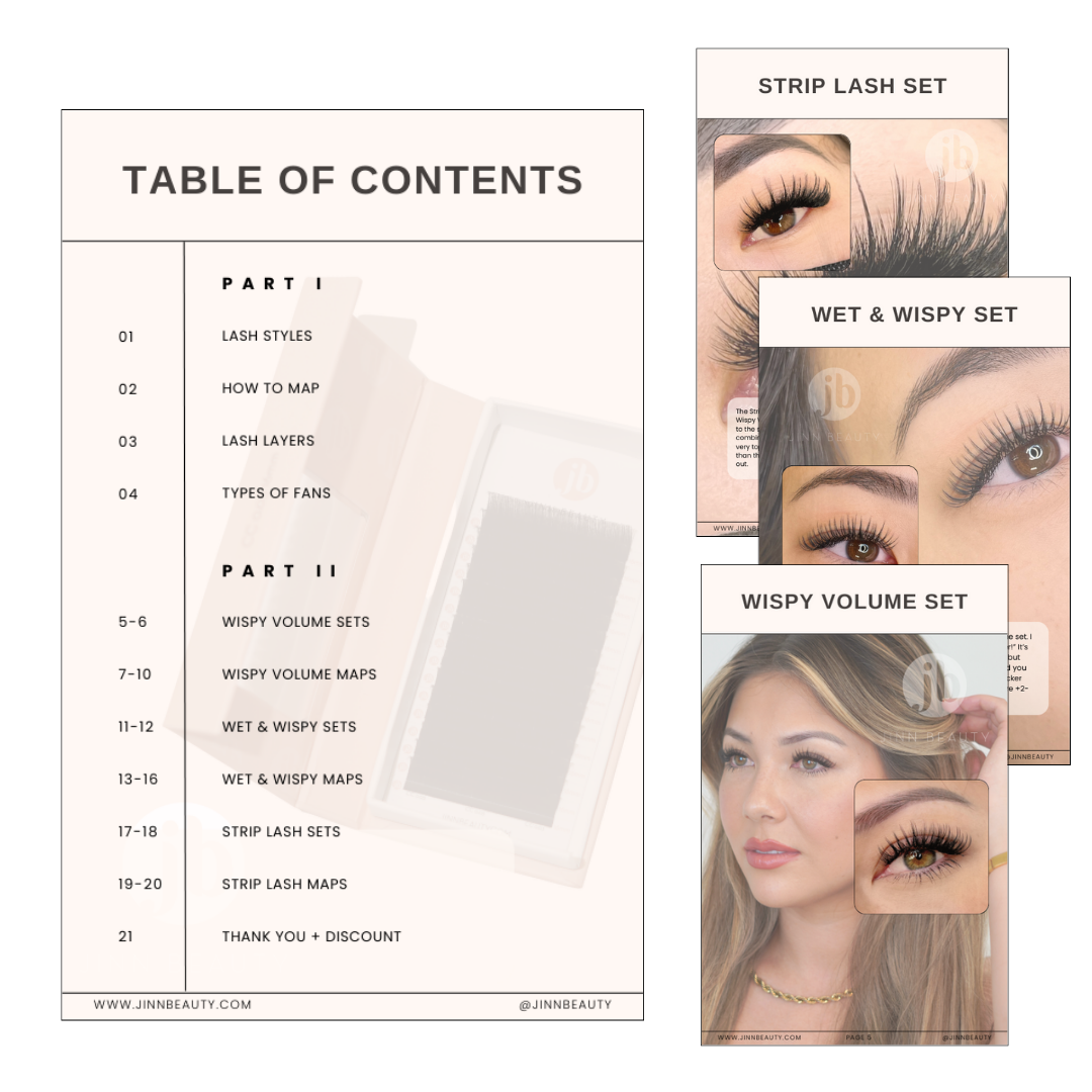 The Complete Wispy Lash Mapping & Styling Guide