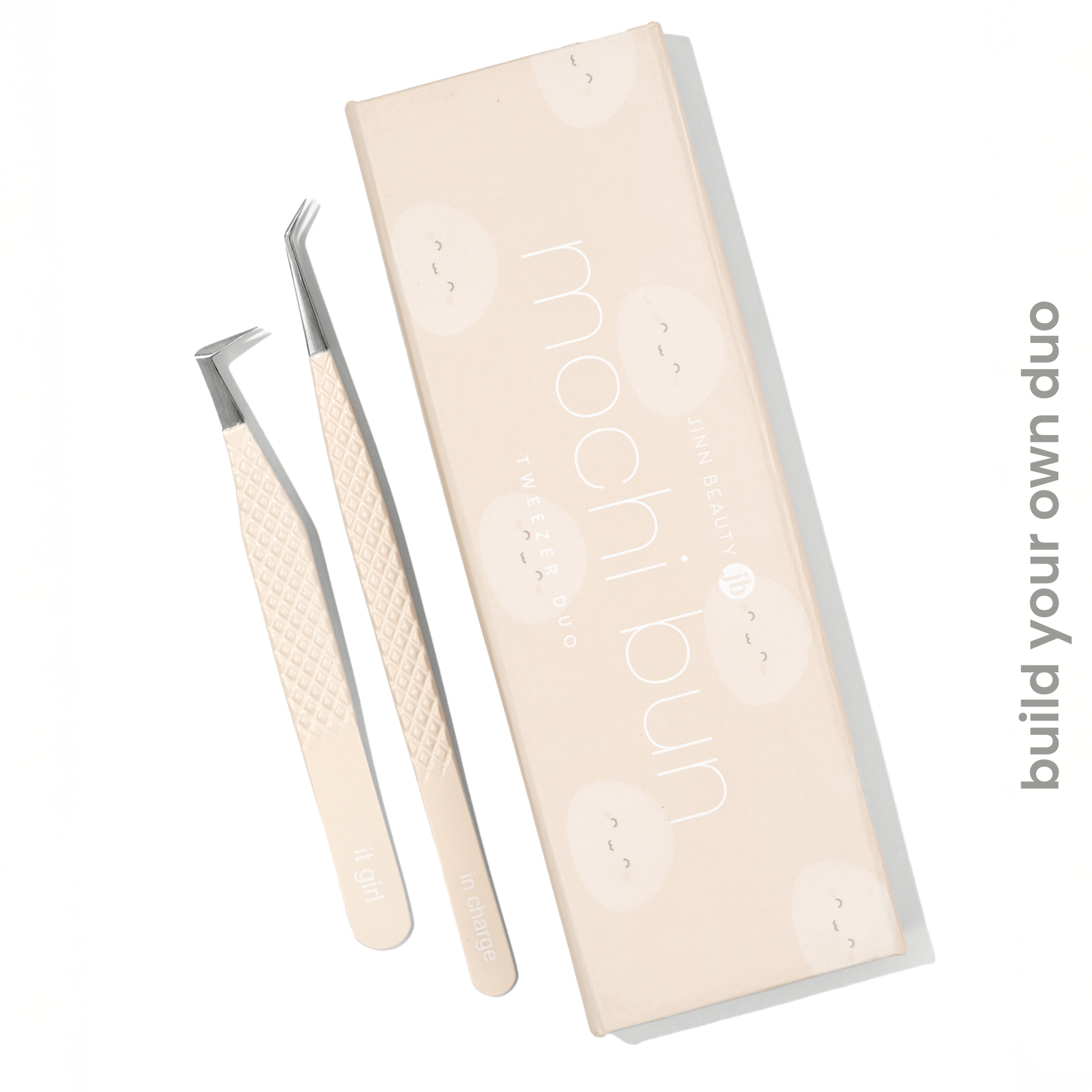 Mochi Bun Lash Tweezer Duo – Jinn Beauty