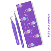 Ube Boba Lash Tweezer Duo