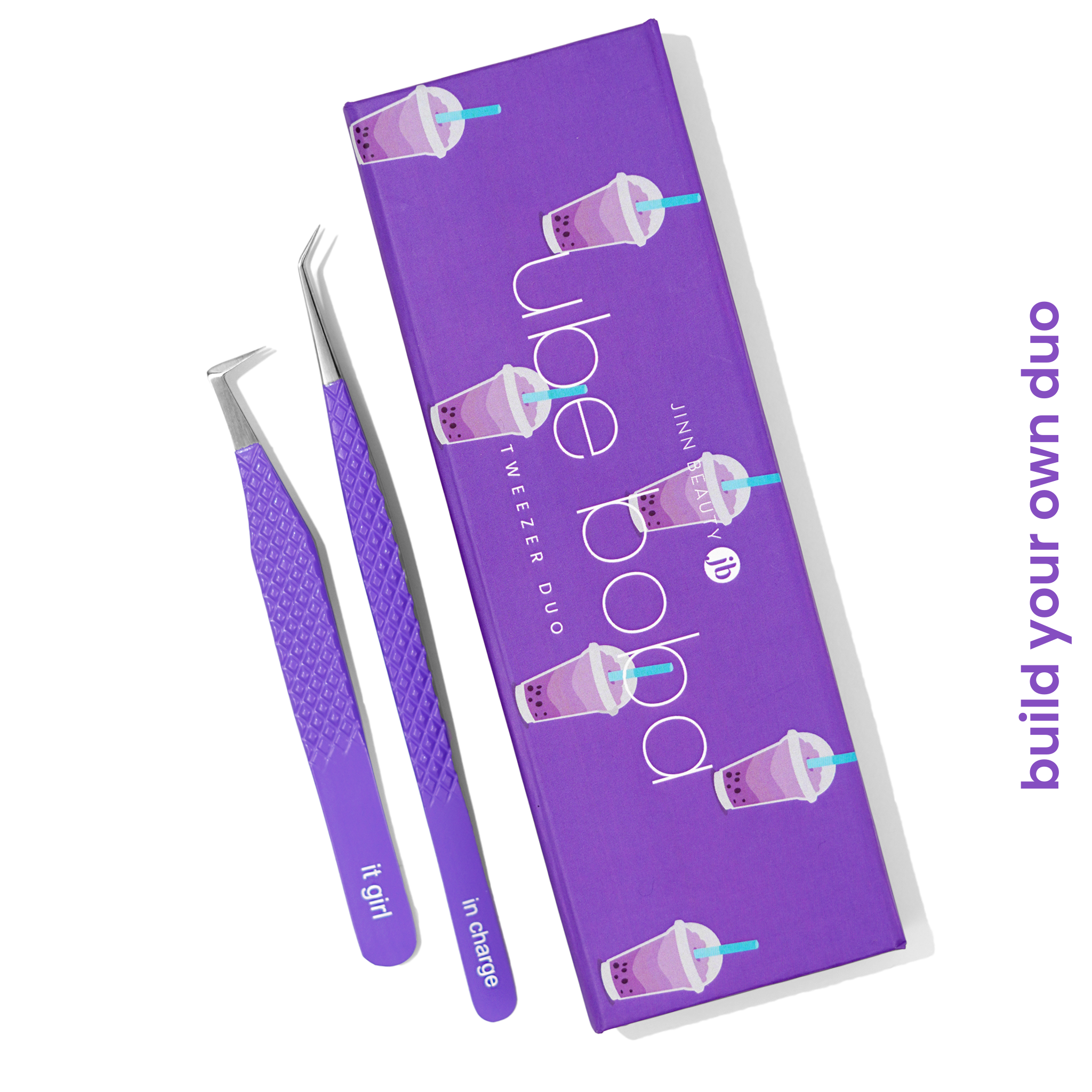 Mochi Bun Lash Tweezer Duo