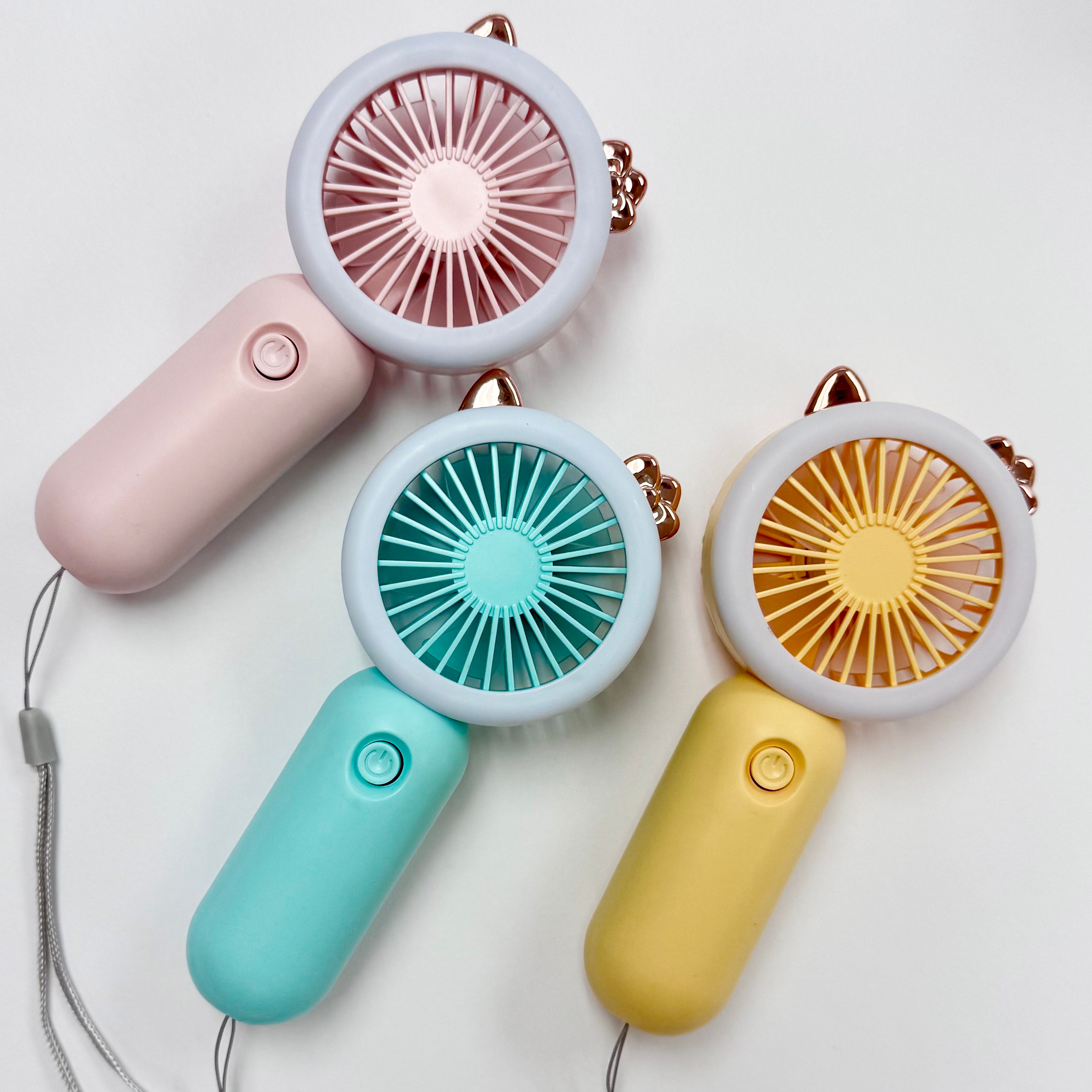 Mini Kitty Fan With LED Light – Jinn Beauty Mini Kitty Fan With LED Light – Jinn Beauty